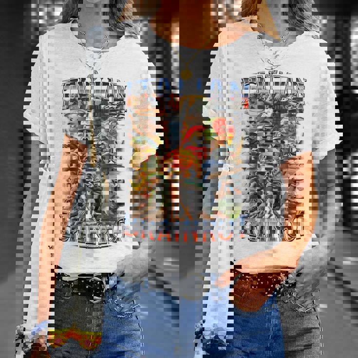 イタリアンブレインロットファニーイタリアンブレインロットミーム Tシャツ 彼女への贈り物