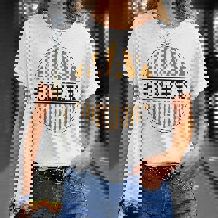 ウイスキーを飲むアルコール昔ながらのバーボン酒飲み Tシャツ 彼女への贈り物