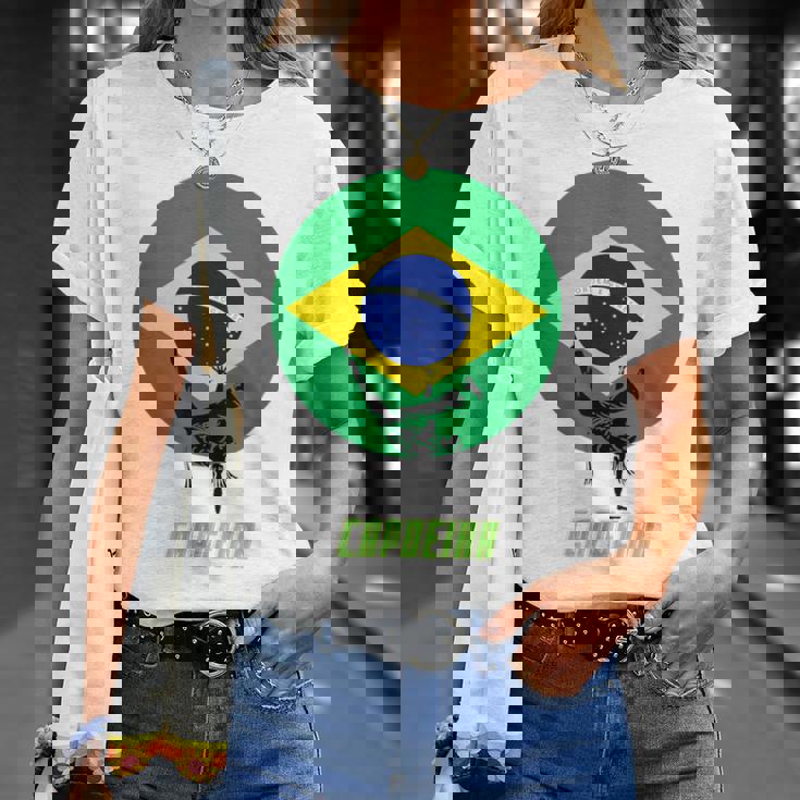 カポエイラ ブラジル国旗 Tシャツ 彼女への贈り物