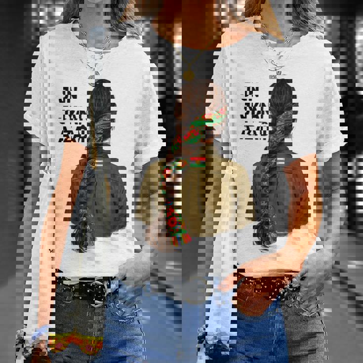 クルディスタン・ノウルーズ、ジン、ジヤン、アザディ・ロジャワ、クルディスタンが大好き Tシャツ 彼女への贈り物