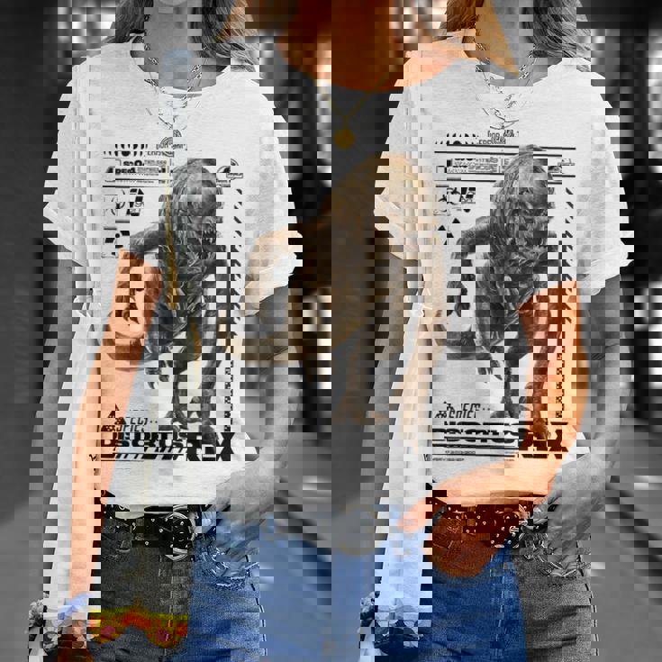 ジュラシック・ワールド Distortus Rex Ingenpecies File Tシャツ 彼女への贈り物