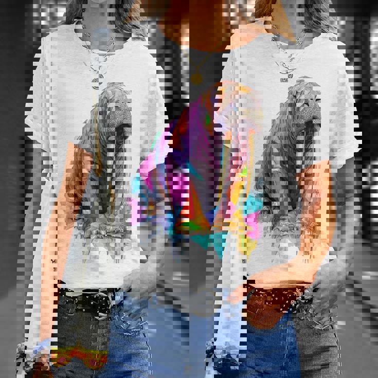 セイウチ 動物 モチーフ イラスト セイウチ Tシャツ 彼女への贈り物