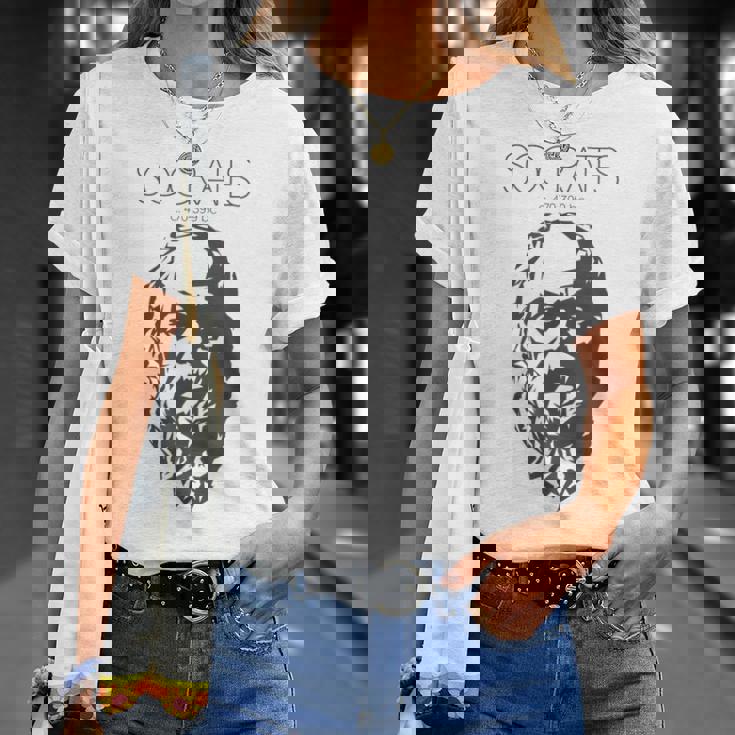 ソクラテスtシャツ 古代ギリシャ哲学者 Tシャツ 彼女への贈り物