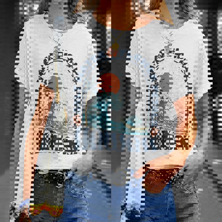 ソルトウォーターフラワー 花びら ハワイ 夏のビーチ愛好家 バック Tシャツ 彼女への贈り物