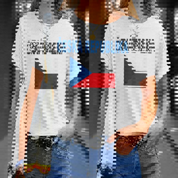 チェコ国旗 チェコ国旗 チェコ国旗 チェコlajka Ceske メンズ レディース Tシャツ 彼女への贈り物