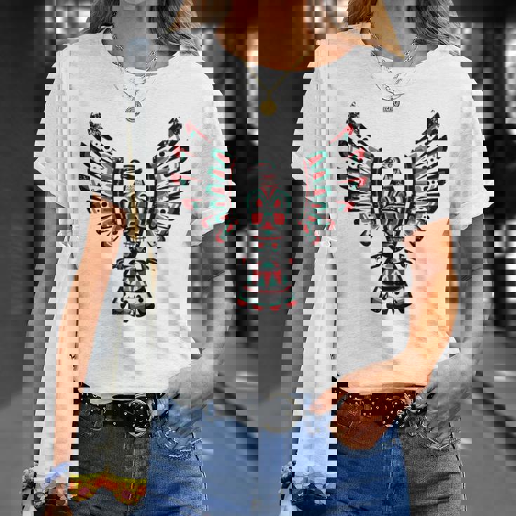 ネイティブアメリカン ファルコン 占星術 星座 インディアン Tシャツ 彼女への贈り物