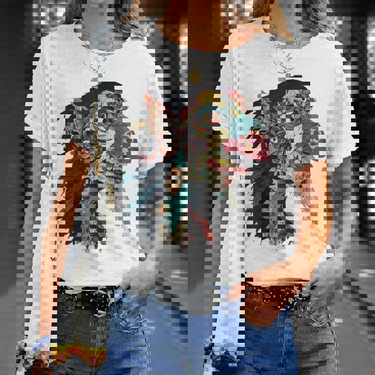 ババヤガ 神話 グラフィック ファンタジー イラスト ババヤガ Tシャツ 彼女への贈り物