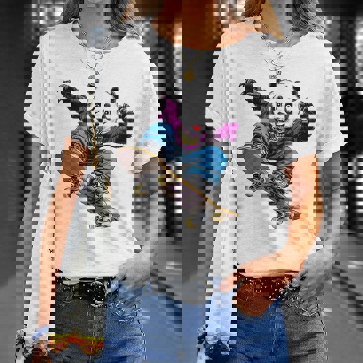 パンダベア スケートボード スケーター パンダベ Tシャツ 彼女への贈り物