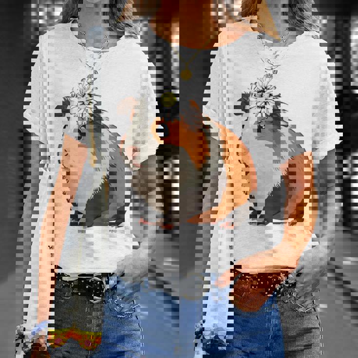 モルモットの花、モルモットの花 Tシャツ 彼女への贈り物