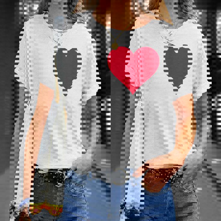 レッドハート I Lovehion Tシャツ 彼女への贈り物