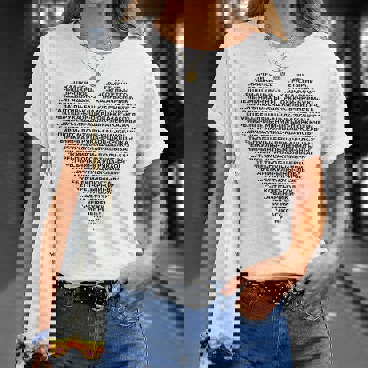 ロシア料理 ペリメニ、オクローシカ、ピロシキ 食べ物 長袖tシャツ Tシャツ 彼女への贈り物