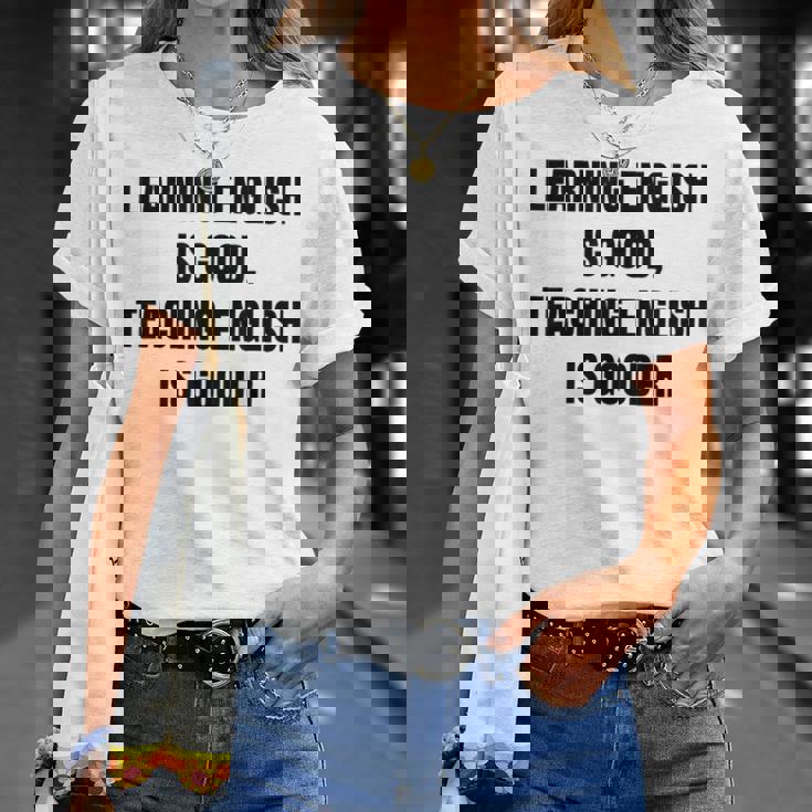 ヴィンテージの退職英語教師、面白い英語教師 Tシャツ 彼女への贈り物