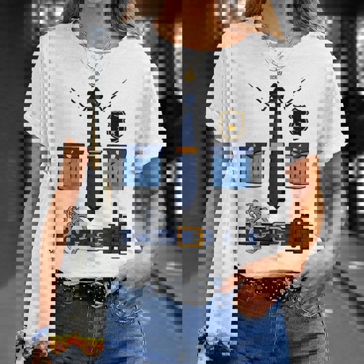 子供の男性の女性の警察官の衣装 Tシャツ 彼女への贈り物