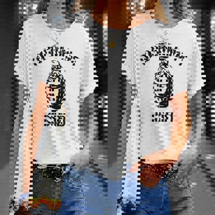 政府発行手榴弾シャツ Tシャツ 彼女への贈り物