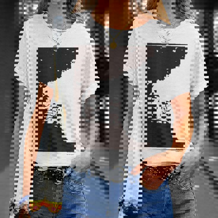 詩とメルヘン 東君平 なつのたぬき Tシャツ 彼女への贈り物