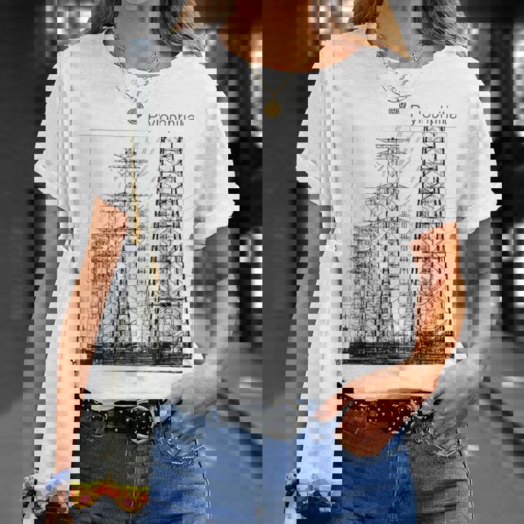 送電鉄塔 -Pylonphilia- Tシャツ 彼女への贈り物