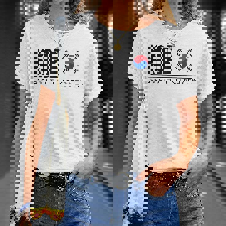 韓国国旗 韓国スポーツゲーム アスレチックジャージースタイル Tシャツ 彼女への贈り物