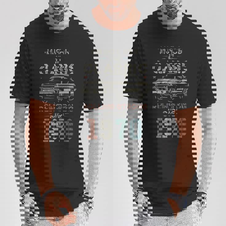 1970年生まれ、56歳の誕生日 クラシックカー Tシャツ 面白い贈り物