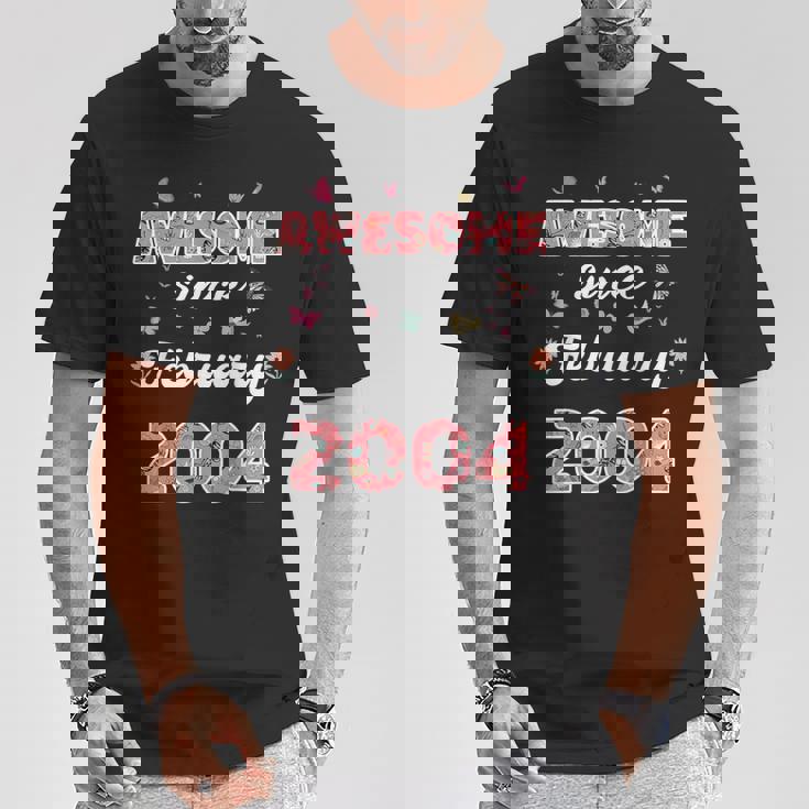 2004年2月から素晴らしい花、2004年2月の誕生日。 Tシャツ 面白い贈り物