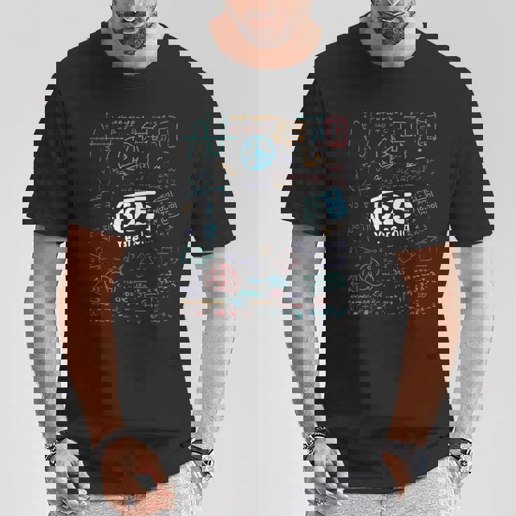 25 Años De Edad Hombres Es 25 Regalo De Cumpleaños Cuadrado Raíz De 625 Camiseta unisex Regalos divertidos