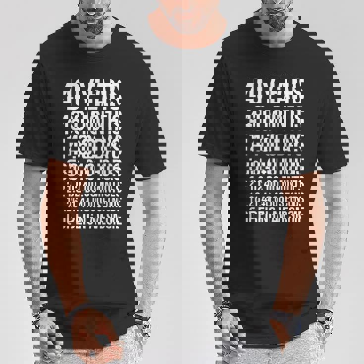 40歳の誕生日プレゼント 40歳用 Tシャツ 面白い贈り物