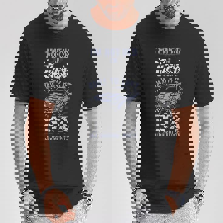 53歳の誕生日 1973年クラシックカー Tシャツ 面白い贈り物