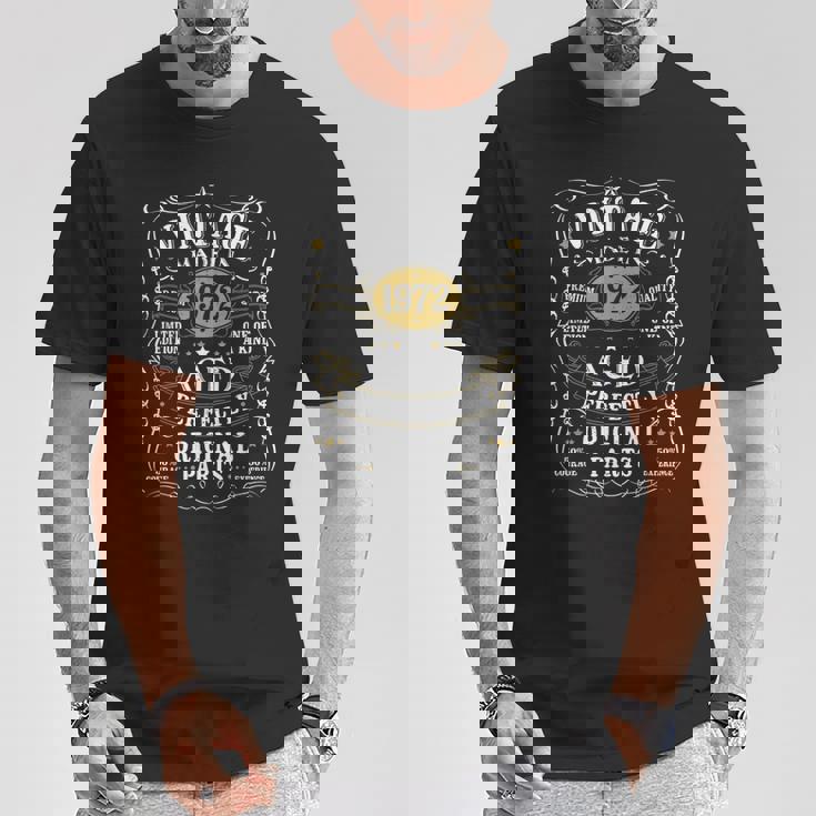 54歳の誕生日プレゼント ヴィンテージ 1972年 男性 面白い 54歳 1972年 Tシャツ 面白い贈り物