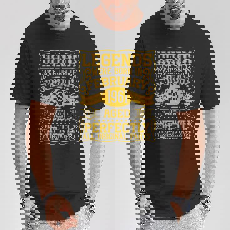 55歳の誕生日伝説は1961年2月に誕生しました。 Tシャツ 面白い贈り物