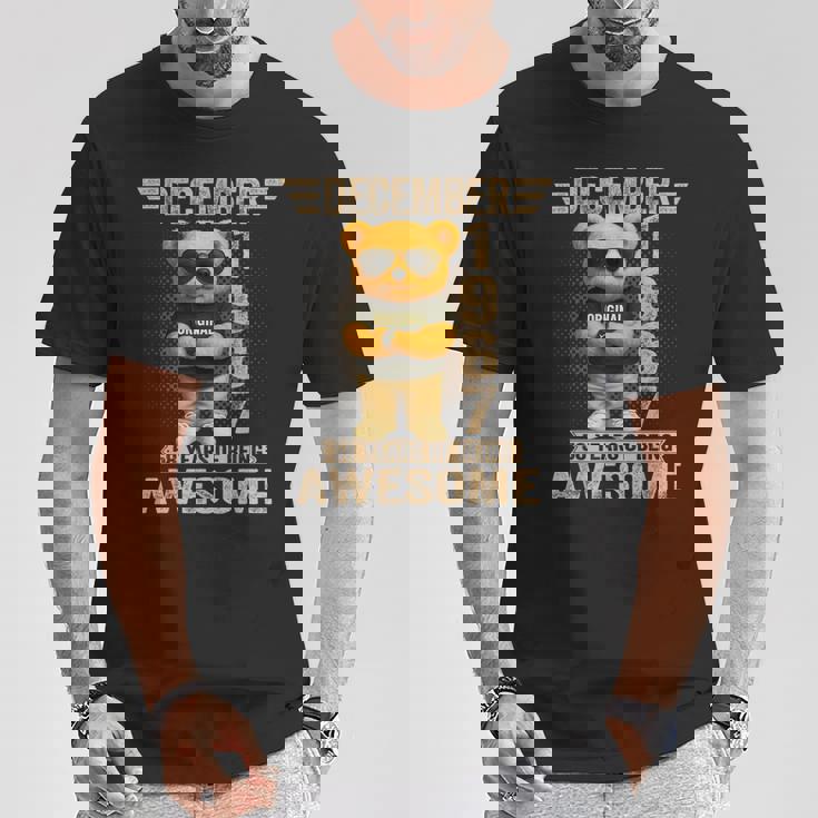 58歳 1967年12月 テディベア 58歳 誕生日 男性 女性 Tシャツ 面白い贈り物