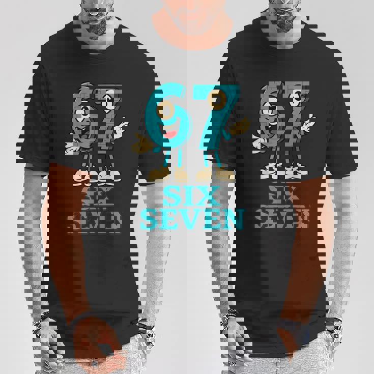 67 シックスセブン 6-7 面白いイタリアンブレインロットスラングゲームミーム Tシャツ 面白い贈り物