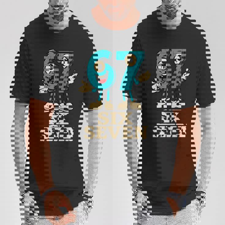 67 シックスセブン 6-7 面白いイタリアンブレインロットスラングゲームミーム 長袖tシャツ Tシャツ 面白い贈り物