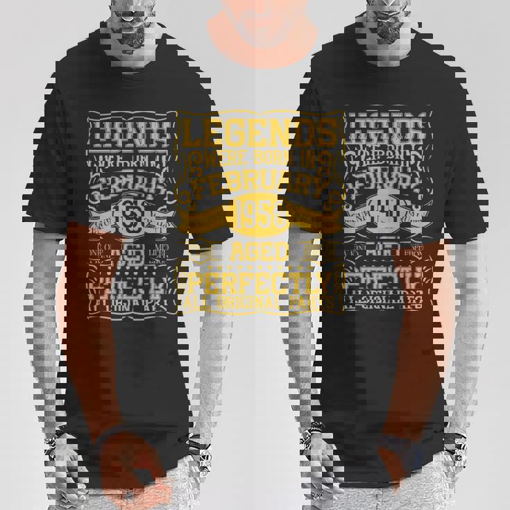 76歳の誕生日伝説は1950年2月に誕生しました。 長袖tシャツ Tシャツ 面白い贈り物
