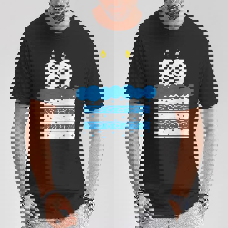 89 歳の誕生日番号 89 89 歳の誕生日番号 長袖tシャツ Tシャツ 面白い贈り物