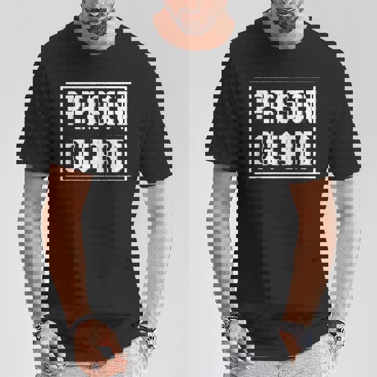 Agent Correctionnel Application De La Loi Prison Guard T-Shirt Cadeaux drôles