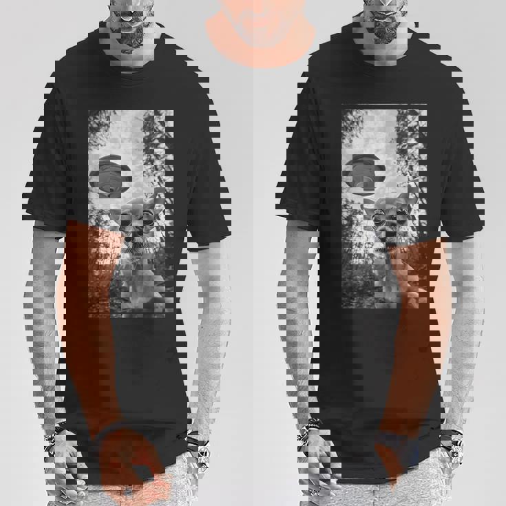 Alien Ufo Meme Chihuahua エイリアン Ufo ミーム チワワ Tシャツ 面白い贈り物