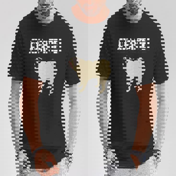 Avante Pug Tシャツ 面白い贈り物