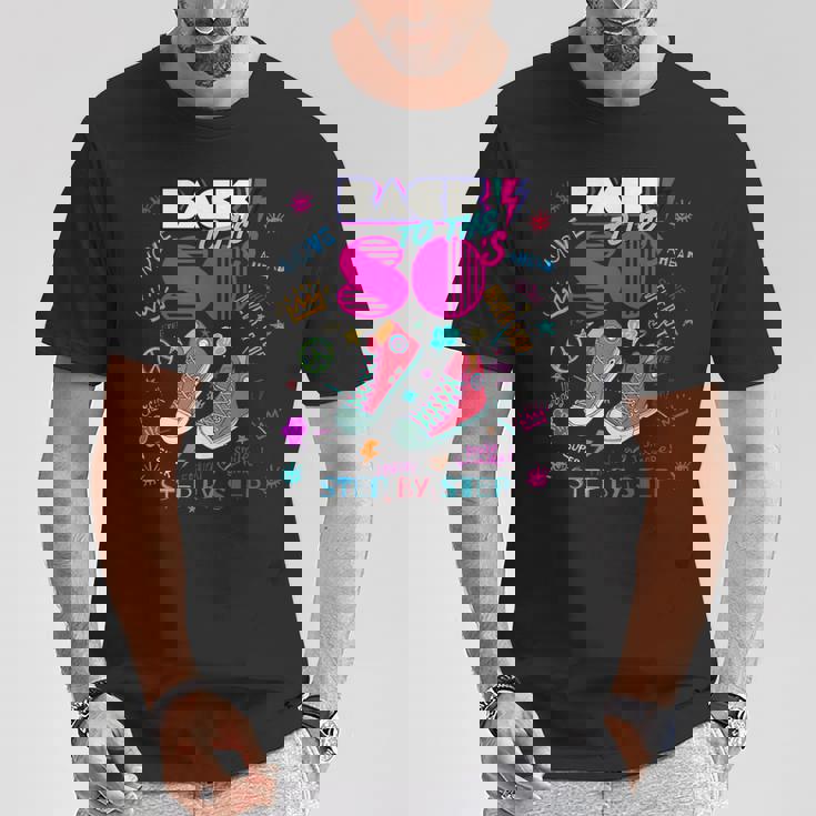 Back To 80'S ヴィンテージレトロi Love 80年代グラフィックデザイン Tシャツ 面白い贈り物