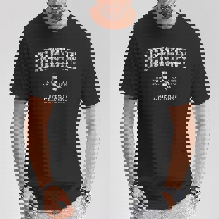 Berkeley California Ca ヴィンテージ アスレチック スポーツデザイン Tシャツ 面白い贈り物