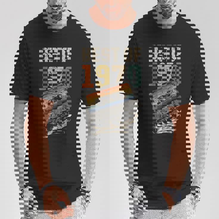 Best Of 1970 カセットテープ 56年 音楽 レトロ 誕生日 Tシャツ 面白い贈り物