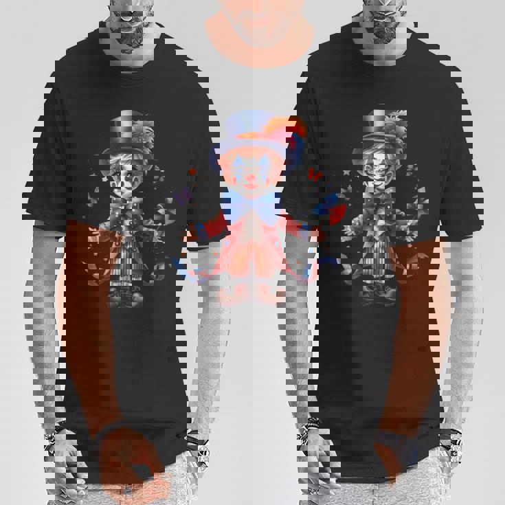 Charmant Personnage De Cirque Clown Joyeux T-Shirt Cadeaux drôles