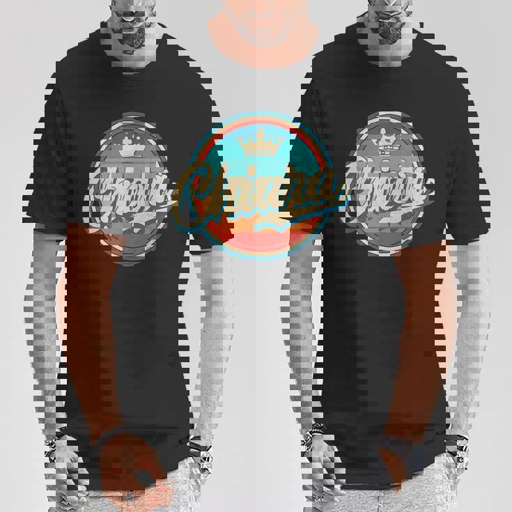 Chiara Rétro Nom Drôleintage Prénom Chiara T-Shirt Cadeaux drôles