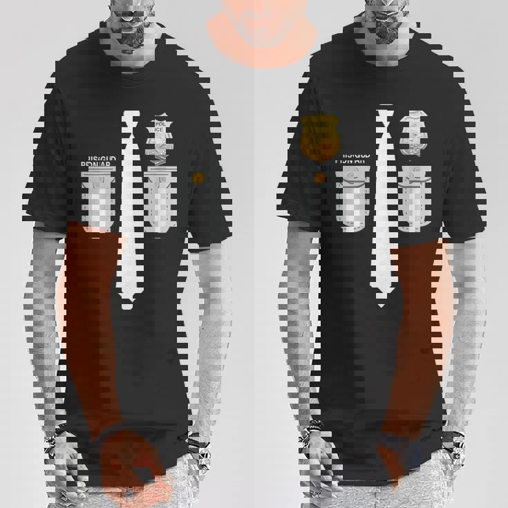 Costume De Gardien De Prison Américain T-Shirt Cadeaux drôles