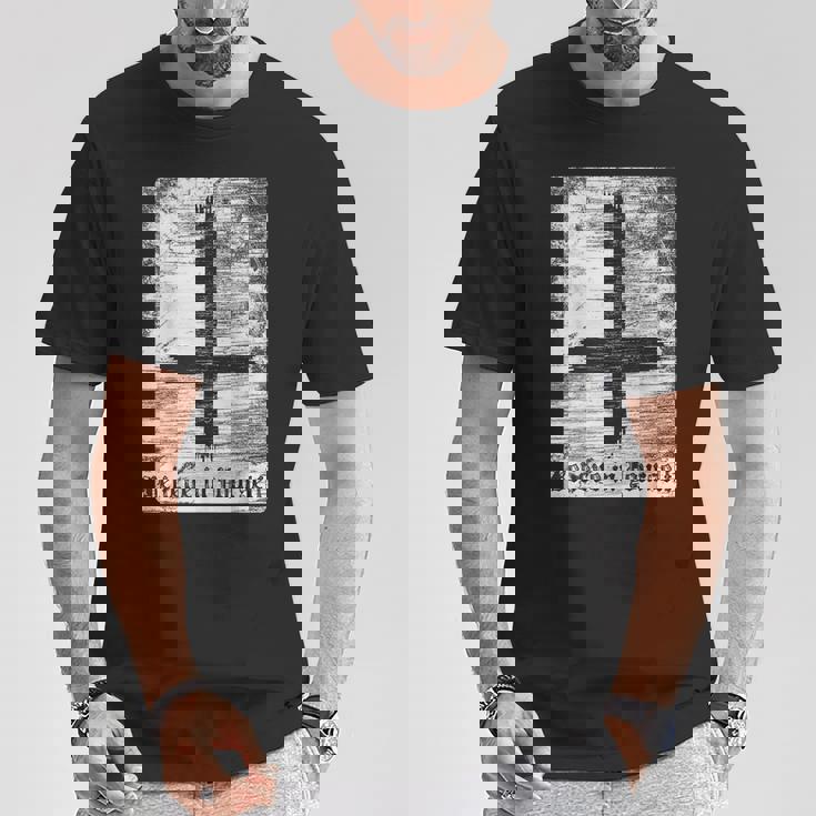 Cruz Invertida Ateo Cree En Ti Mismo Anti Religión Camiseta unisex Regalos divertidos