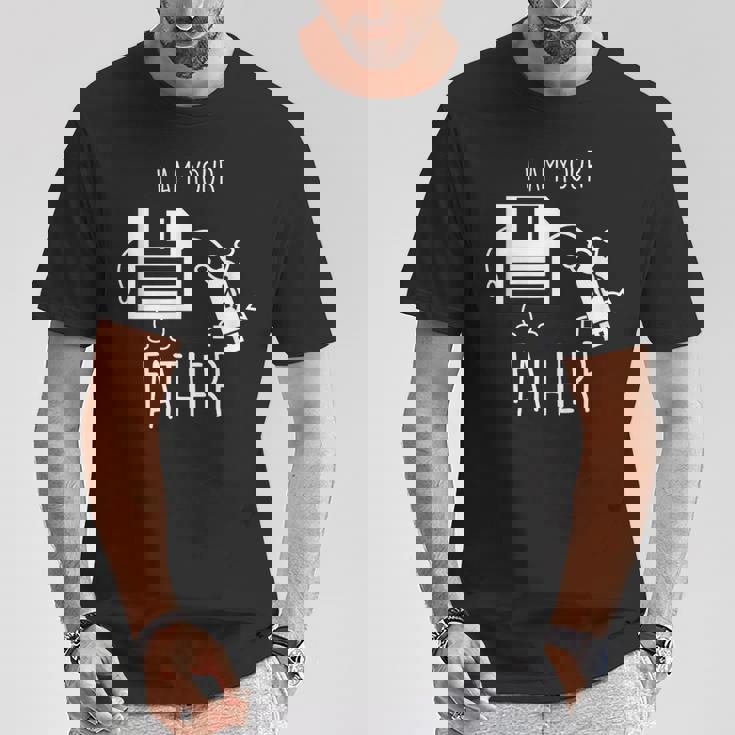 Cute & Usb Floppy Disk I Am Your Father Pun Tシャツ 面白い贈り物