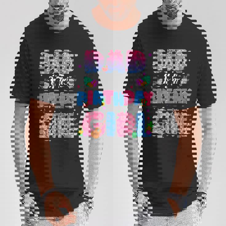 Dad And Mom Of The Birthday Girl Party Decor Family Matching T-Shirt Unique Gifts