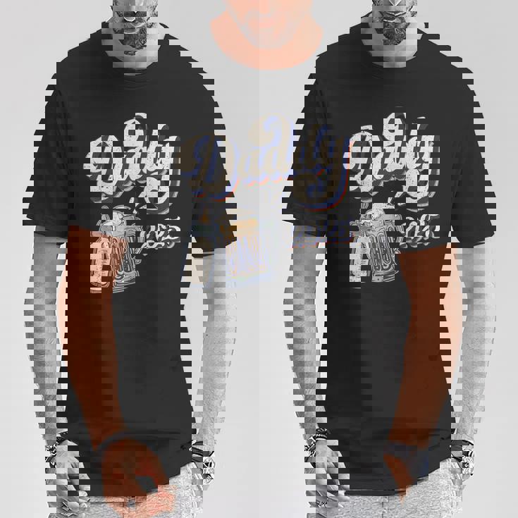 Daddy 2025 Prima Festa Del Papà Nuovo Papà Maglietta Regalos divertidos