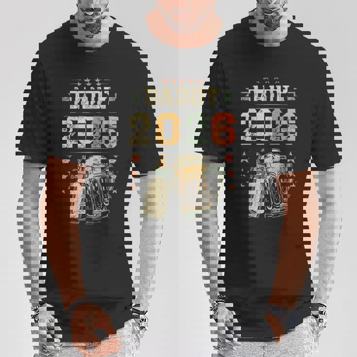 Daddy 2026 Prima Festa Del Papà Nuovo Papà Giovane Maglietta Regalos divertidos