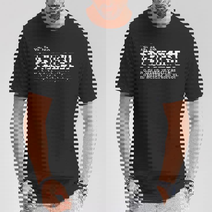 Divertida De Regalo Deacerdote Católico Camiseta unisex Regalos divertidos