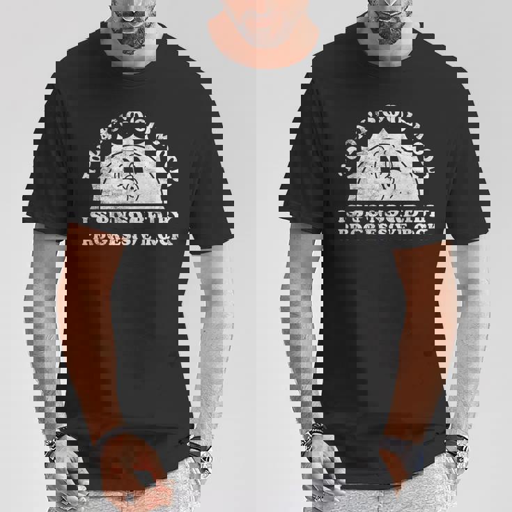 Divertido Y Lindo Retrointage Progresivo Rock O Rock Progresivo Camiseta unisex Regalos divertidos