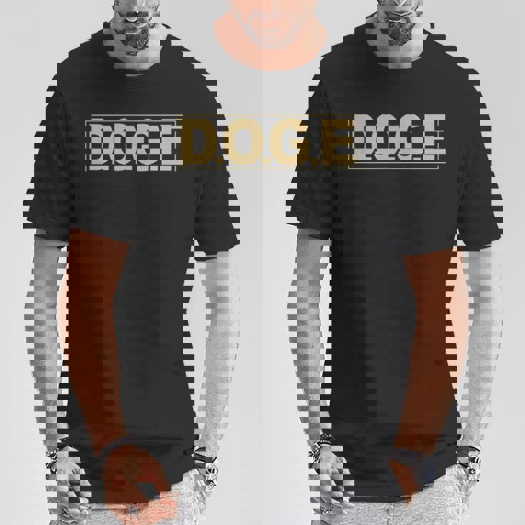 Doge DOGE 政府省 効率性 Meme Tシャツ 面白い贈り物